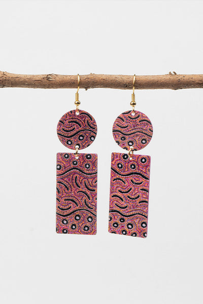 Lappi Lappi Jukurrpa Drop Earrings