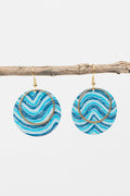 Water Dreaming 2 Layer Circle Earrings