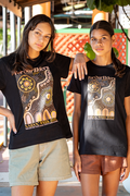 The Path They Have Laid NAIDOC WEEK 2023 Black Cotton Crew Neck Kids T-Shirt