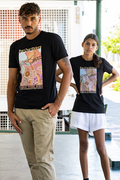 In Their Footsteps NAIDOC WEEK 2023 Black Cotton Crew Neck Unisex T-Shirt