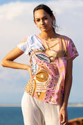 In Their Footsteps NAIDOC WEEK 2023 Women's Fashion Top