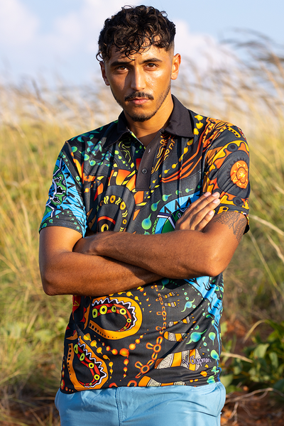 Cultural Healing Recycled Unisex Polo Shirt