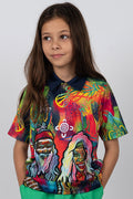 Connecting The Past To A Brighter Future NAIDOC WEEK 2023 UPF50+ Kids Polo Shirt