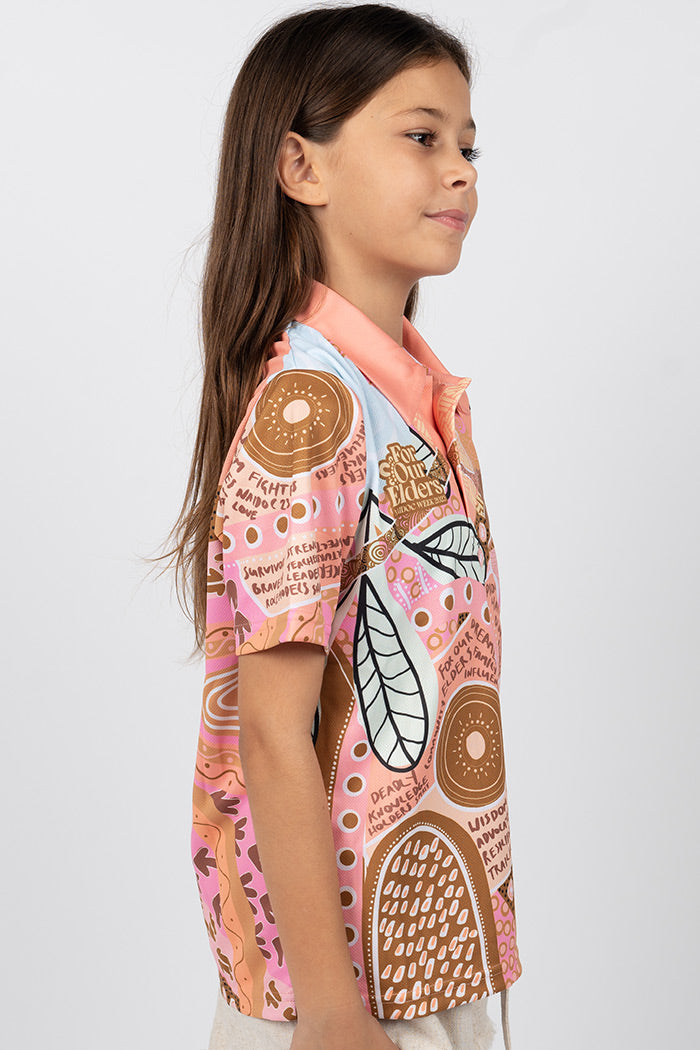 In Their Footsteps NAIDOC WEEK 2023 UPF50+ Kids Polo Shirt