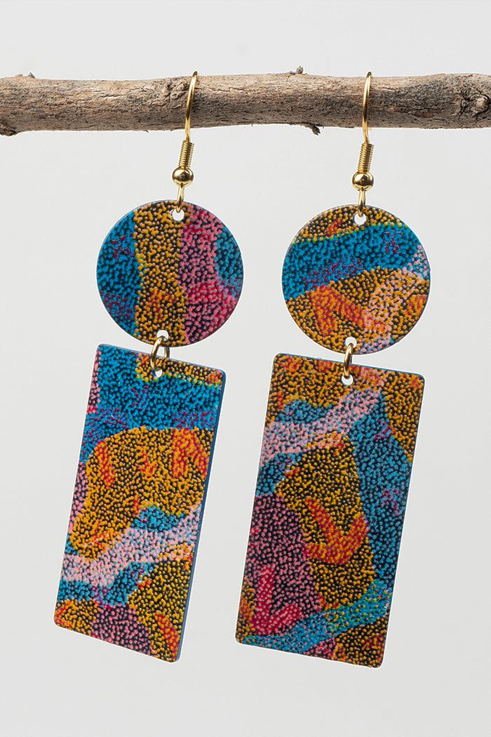 Emu Jukurrpa Drop Earrings