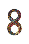 Bindigenous 'Numbers & Letters' Bin Sticker - 20x11cm