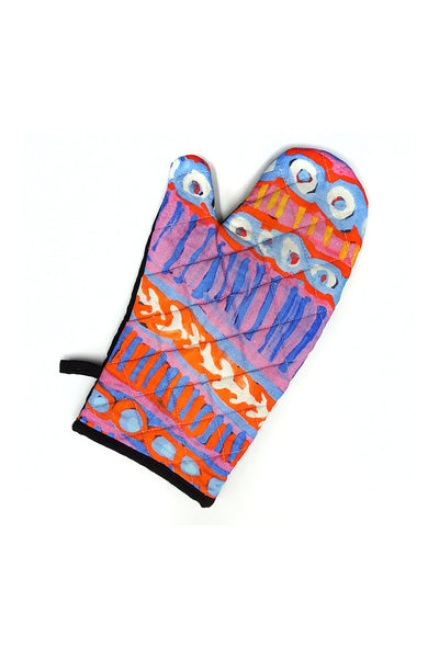 Morris Cotton Oven Mitt (Blue)