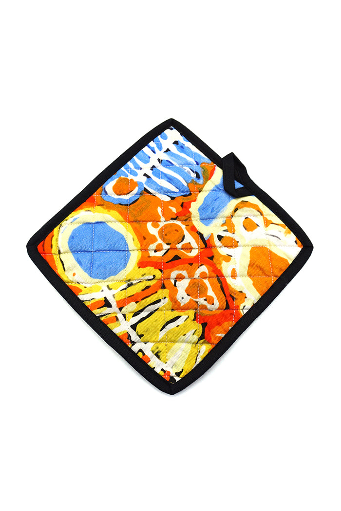 Morris Cotton Pot Holder (Orange) 20x20cm