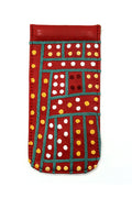 Robertson Embroidered Leather Spectacles Case