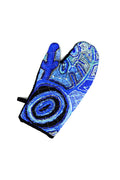 Hudson Cotton Oven Mitt (Blue)