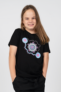 A Woman's Connection Black Cotton Crew Neck Kids T-Shirt