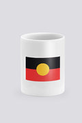 "Raise the Flag" Aboriginal Flag (Small Print) Ceramic Coffee Mug