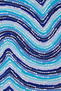Aboriginal Art Bath Sand Free-Water Dreaming Beach Towel-Yarn Marketplace