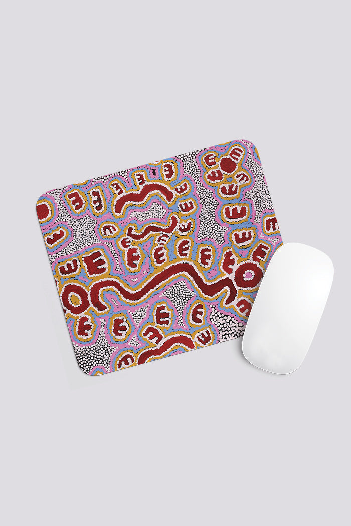 Aboriginal Art Office Supplies Stationery-Brush-tail Possum Mouse Pad-Yarn Marketplace