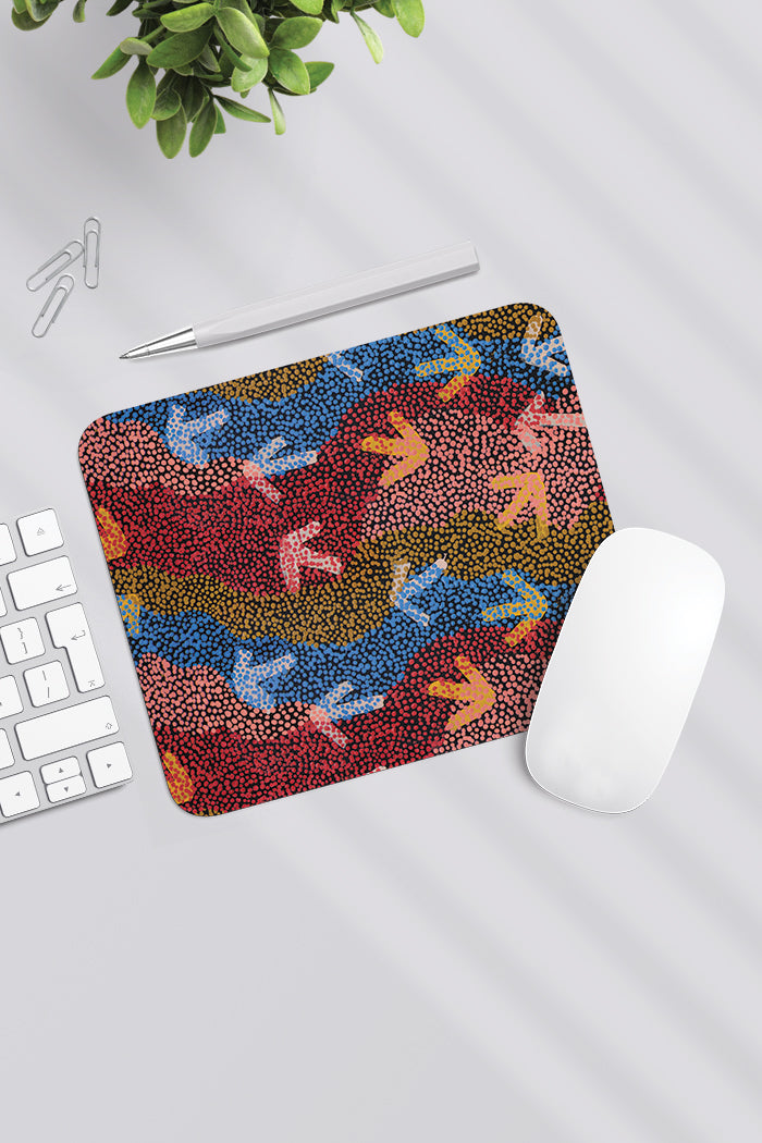 Aboriginal Art Office Supplies Stationery-Ngarlikurlangu Mouse Pad-Yarn Marketplace