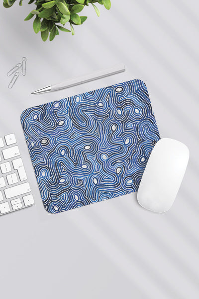 Aboriginal Art Office Supplies Stationery-Yarla Jukurrpa Mouse Pad-Yarn Marketplace