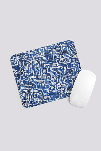 Aboriginal Art Office Supplies Stationery-Yarla Jukurrpa Mouse Pad-Yarn Marketplace