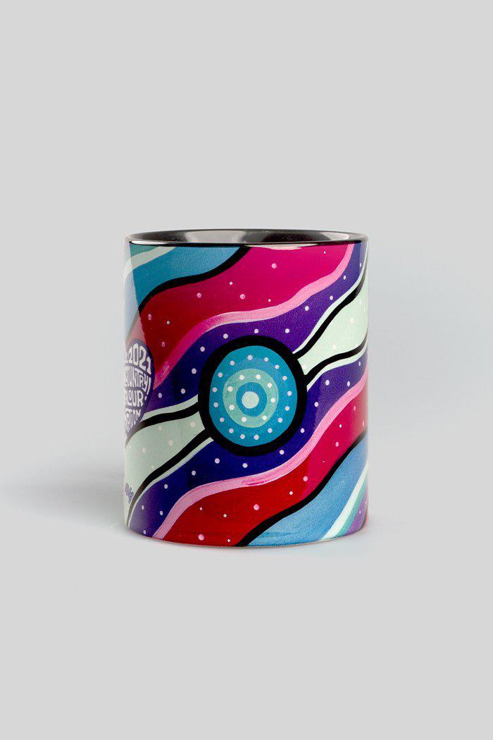 Aboriginal Art Kitchen Warehouse-Jara Yaganya Ceramic Coffee Mug-Yarn Marketplace