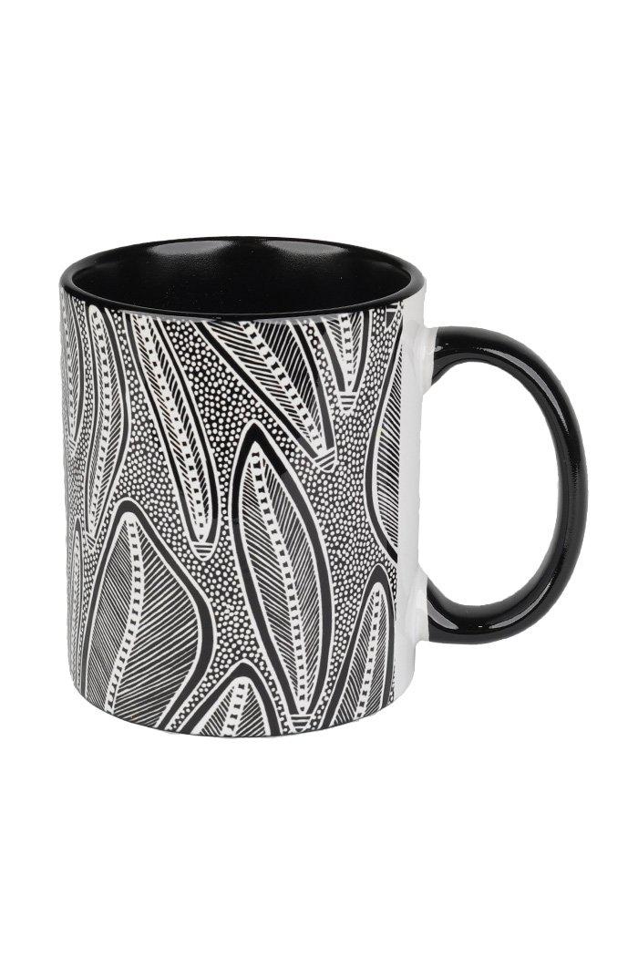 Aboriginal Art Kitchen Warehouse-Landscape Ceramic Coffee Mug-Yarn Marketplace