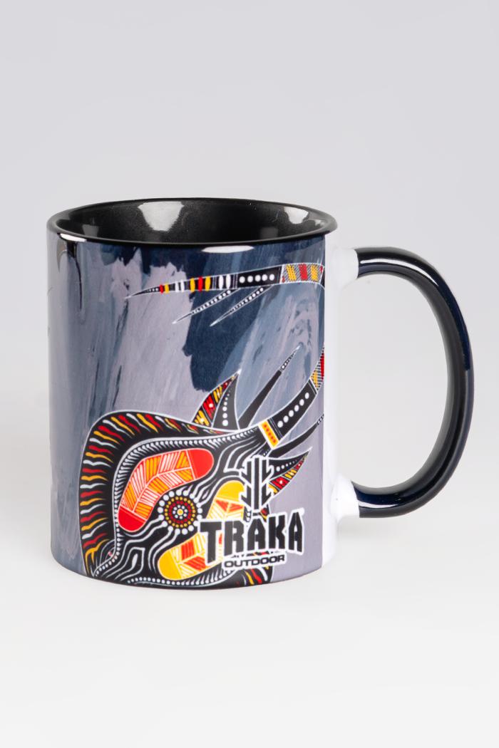 Aboriginal Art Kitchen Warehouse-Stingray Fever Ceramic Coffee Mug-Yarn Marketplace