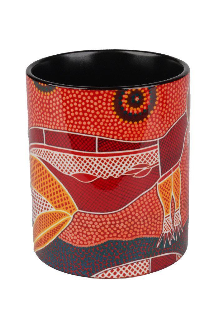 Aboriginal Art Kitchen Warehouse-Talaroo Ceramic Coffee Mug-Yarn Marketplace