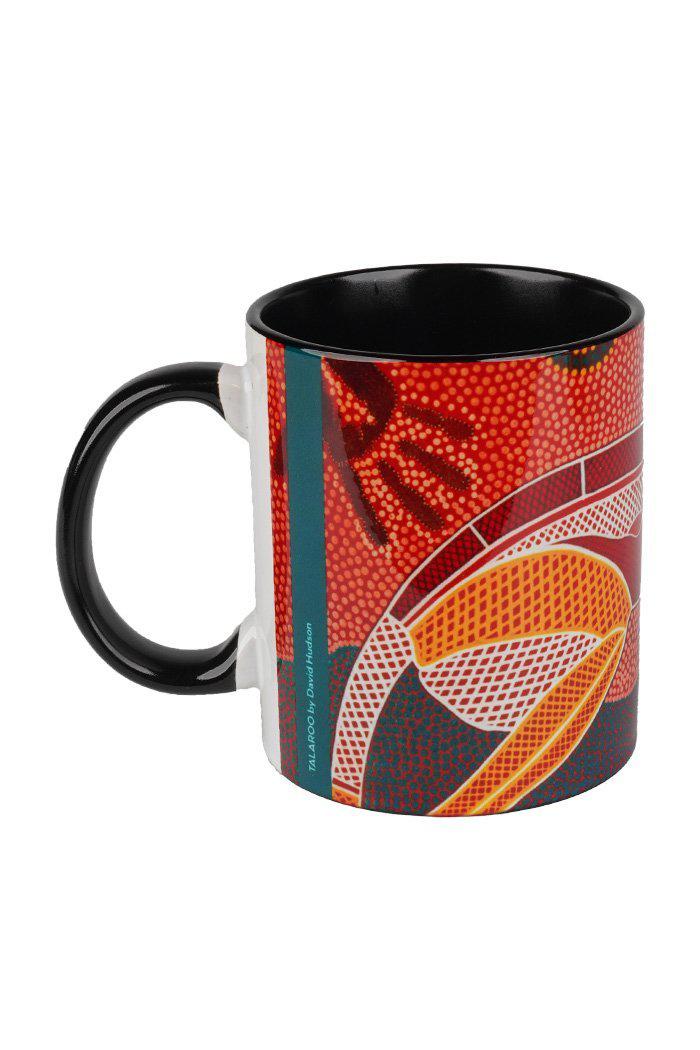 Aboriginal Art Kitchen Warehouse-Talaroo Ceramic Coffee Mug-Yarn Marketplace