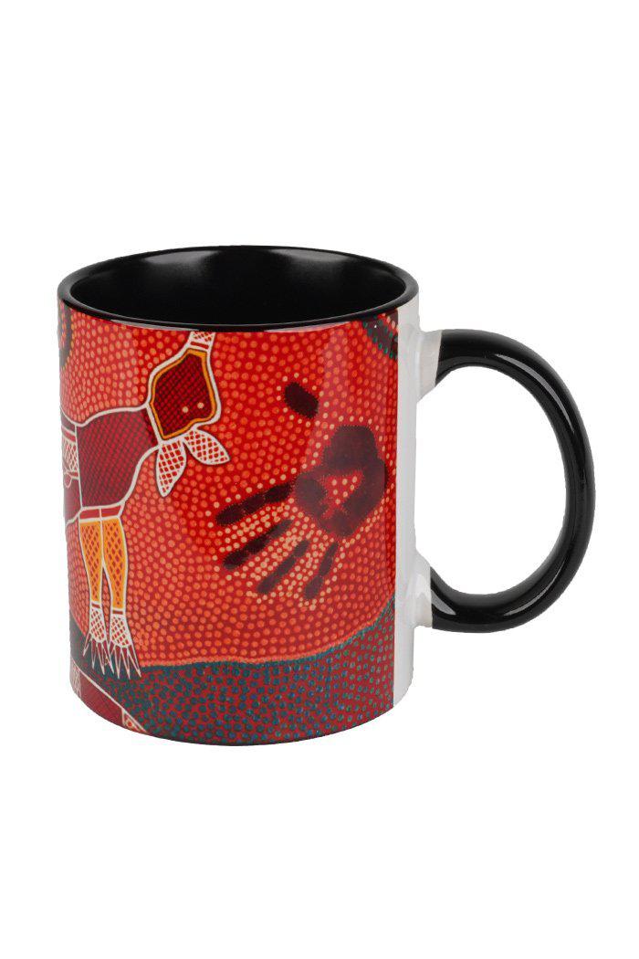 Aboriginal Art Kitchen Warehouse-Talaroo Ceramic Coffee Mug-Yarn Marketplace