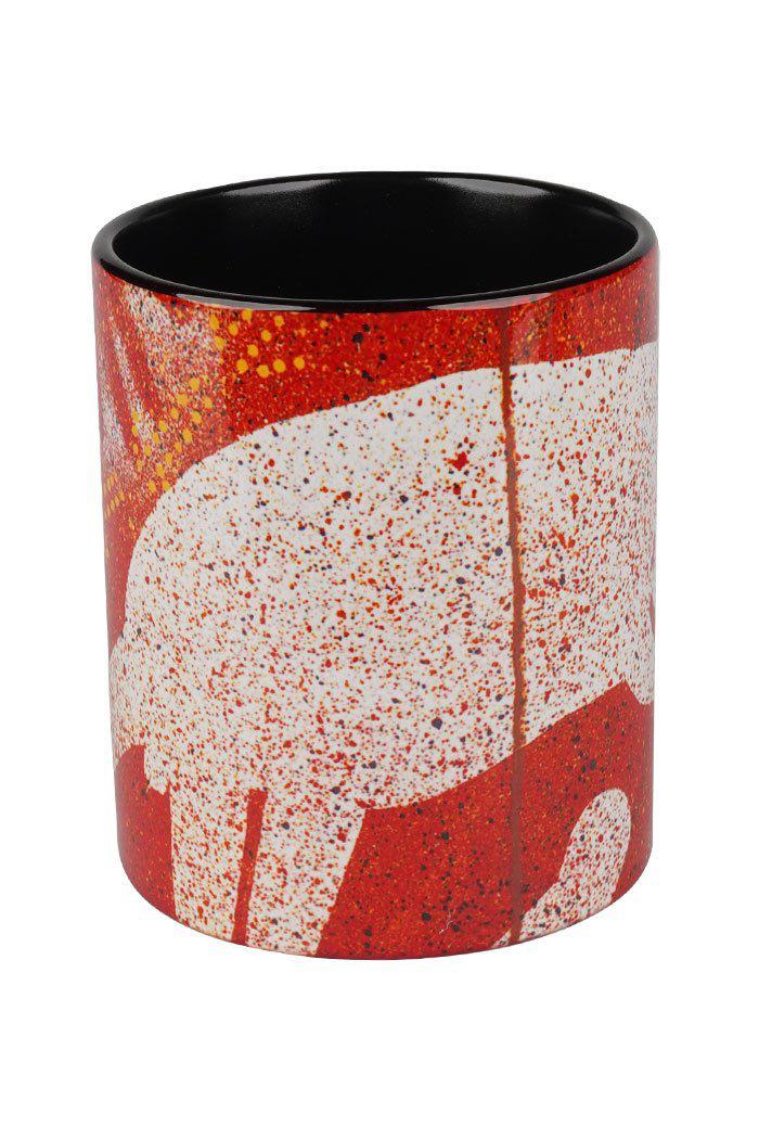 Aboriginal Art Kitchen Warehouse-David Hudson Ceramic Coffee Mug Collection (2 Pack)-Yarn Marketplace