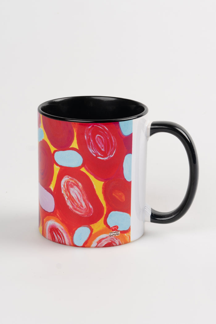 Aboriginal Art Kitchen Warehouse-Mornington Island Ceramic Coffee Mug Collection (5 Pack)-Yarn Marketplace