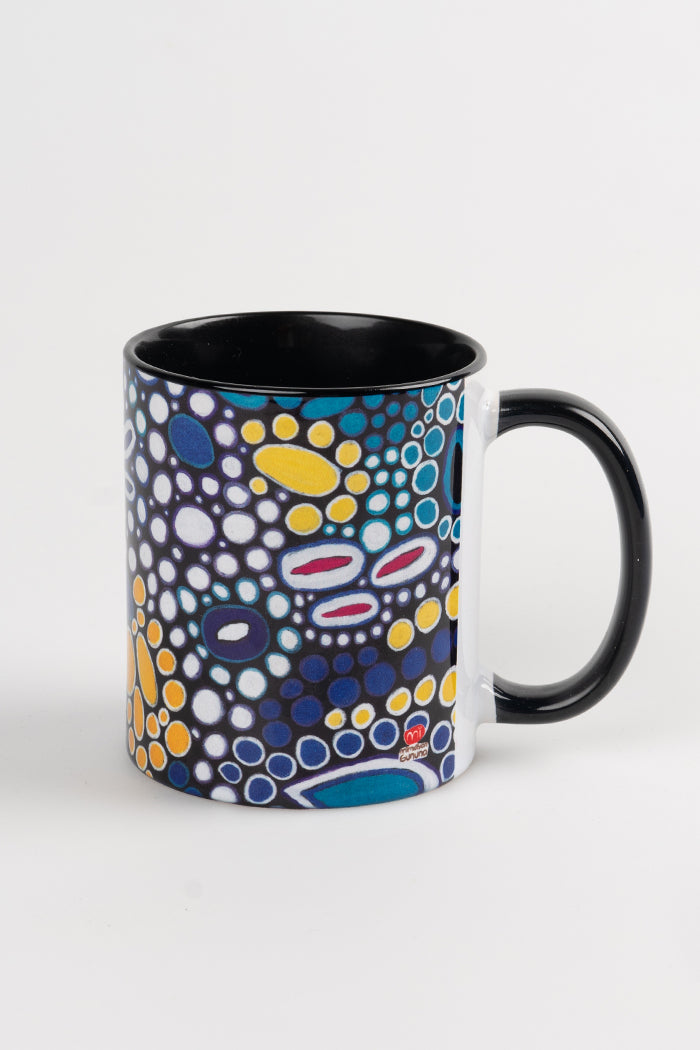 Aboriginal Art Kitchen Warehouse-Mornington Island Ceramic Coffee Mug Collection (5 Pack)-Yarn Marketplace