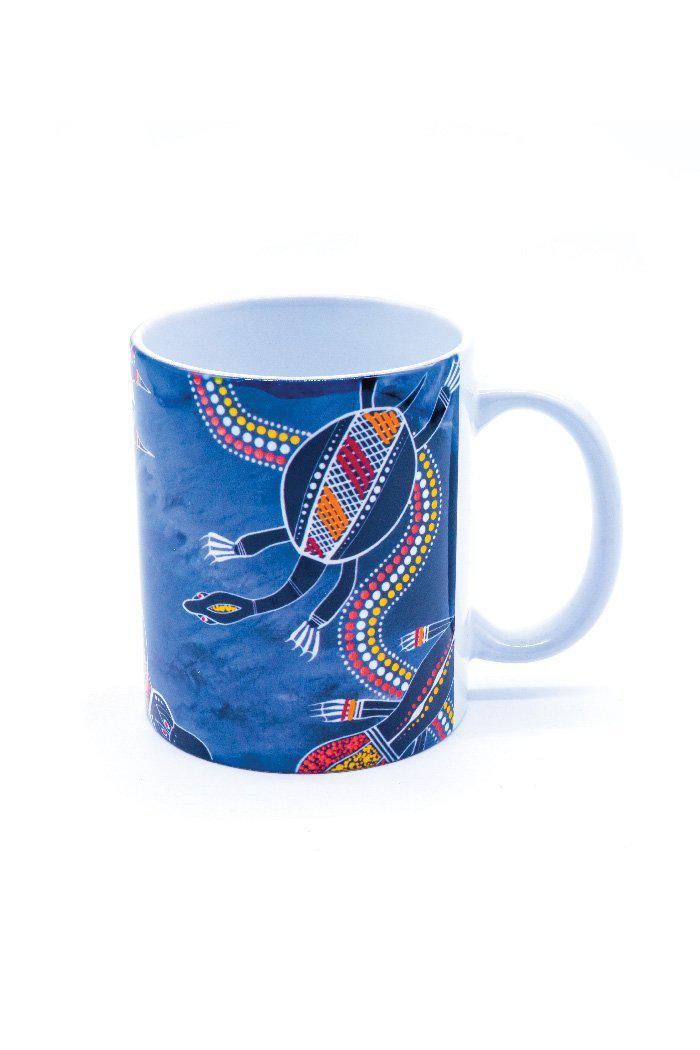 Aboriginal Art Kitchen Warehouse-Robert Levi Ceramic Coffee Mug Collection (6 Pack)-Yarn Marketplace