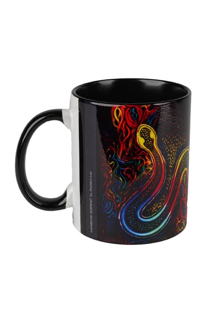 Aboriginal Art Kitchen Warehouse-Sheldon Lee Ceramic Coffee Mug Collection (4 Pack)-Yarn Marketplace