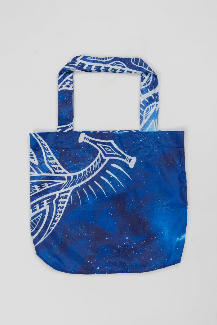 Aboriginal Art Australia-Deep Space Hammer Fold-Up Reusable Shopping Bag-Yarn Marketplace