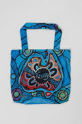 Aboriginal Art Australia-First Nation Voice Fold-Up Reusable Shopping Bag-Yarn Marketplace