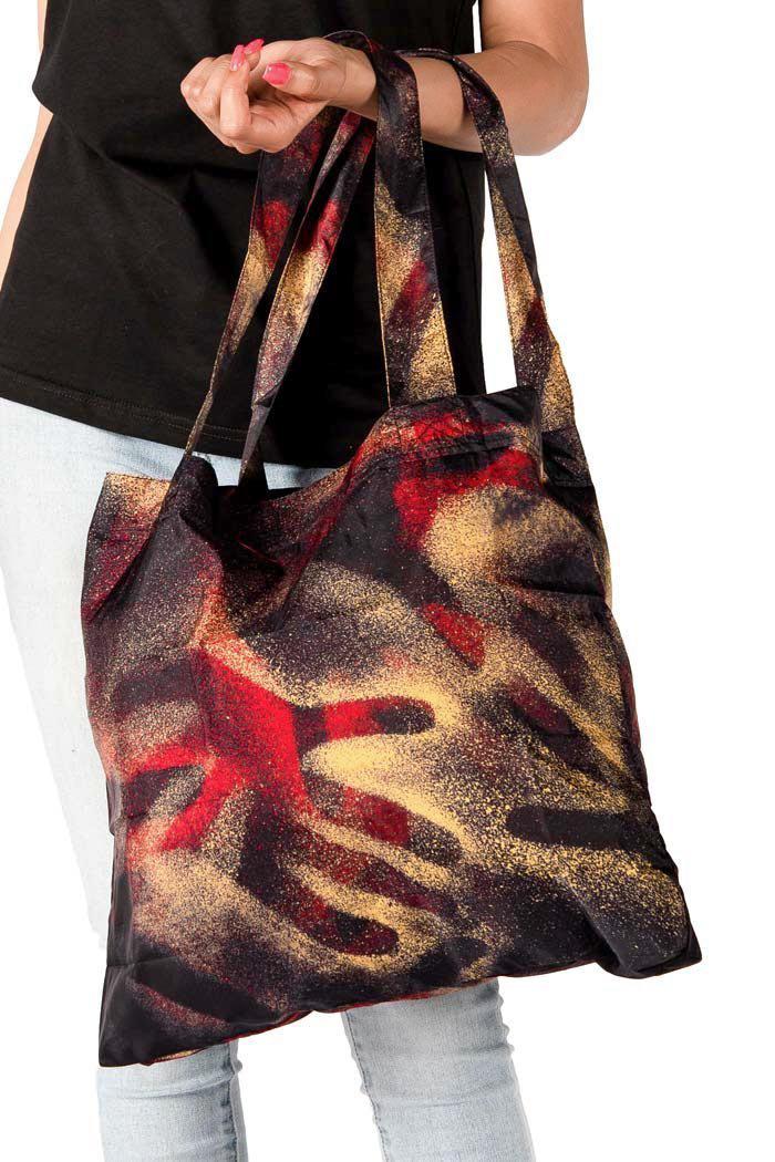 Aboriginal Art Australia-In Honour Fold-Up Reusable Shopping Bag-Yarn Marketplace