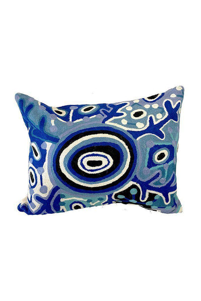 Aboriginal Art Home Decor-Hudson Wool Cushion Cover 30x40 cm-Yarn Marketplace