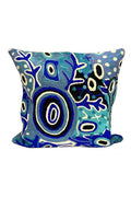 Aboriginal Art Home Decor-Nangala Wool Cushion Cover 51x51 cm-Yarn Marketplace