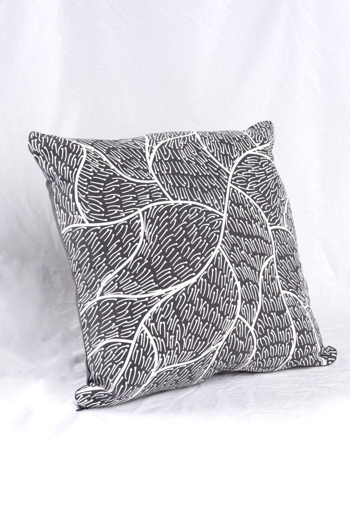 Aboriginal Art Home Decor-Vaughan Springs Dreaming Linen/Cotton Cushion Cover 40x40 cm-Yarn Marketplace