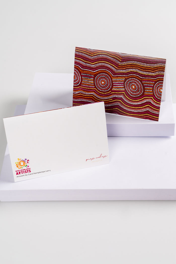 Aboriginal Art Gift Shop-Warlukurlangu Greeting Cards (6 Pack)-Yarn Marketplace