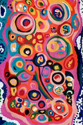 Aboriginal Art Au Online-Adamson Wool Floor Rug 4x6ft (122x183cm)-Yarn Marketplace