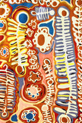 Aboriginal Art Au Online-Malikijarra Jukurrpa Wool Floor Rug 4x6ft (122x183cm)-Yarn Marketplace