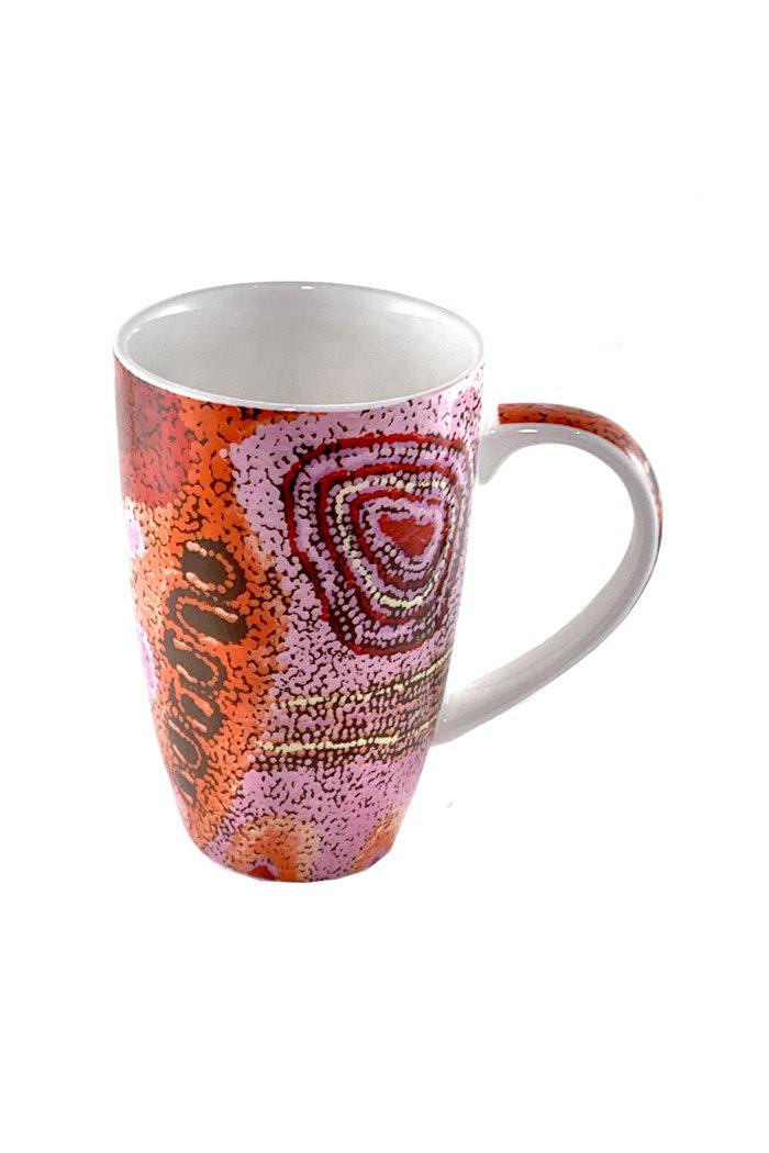 Aboriginal Art Kitchen Warehouse-Adamson Bone China Mugs 380ml/13oz-Yarn Marketplace