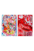 Aboriginal Art Kitchen Warehouse-Adamson Cotton Tea Towel 2 Pack-Yarn Marketplace