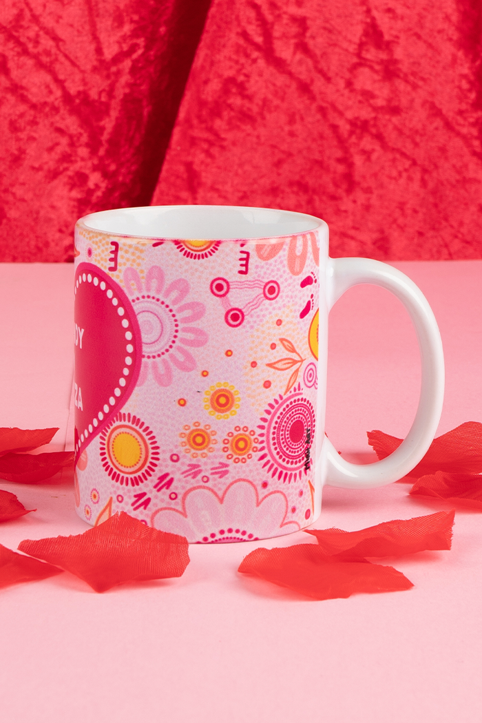 "All You Need Is Love" Personalised Ceramic Coffee Mug