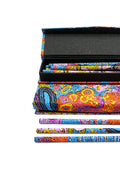 Adamson Funky Pencil Box (Including 10 Pencils)