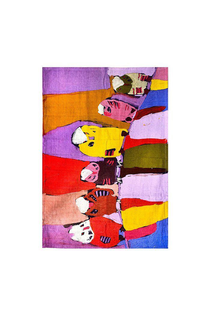 Aboriginal Art Kitchen Warehouse-Barnes Cotton Tea Towel-Yarn Marketplace