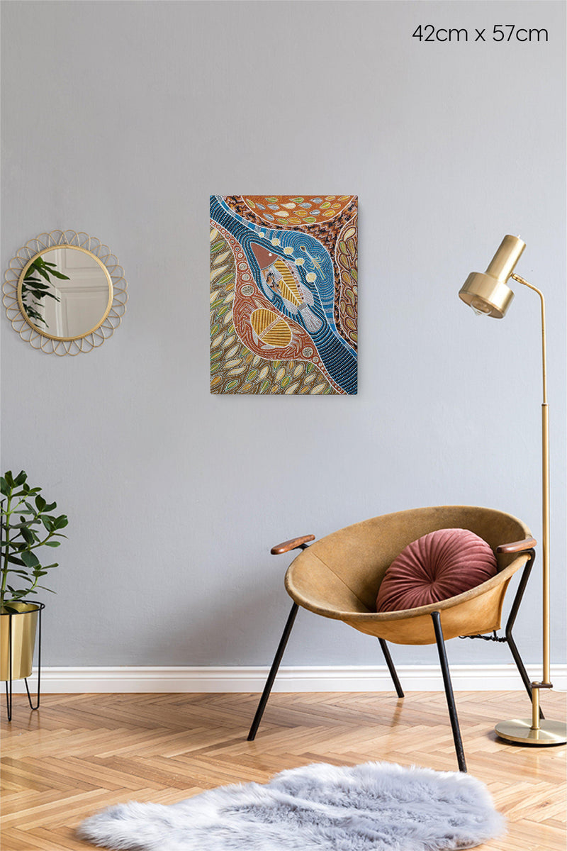 Barramundi Canvas Print-Homewares-Yarn Marketplace