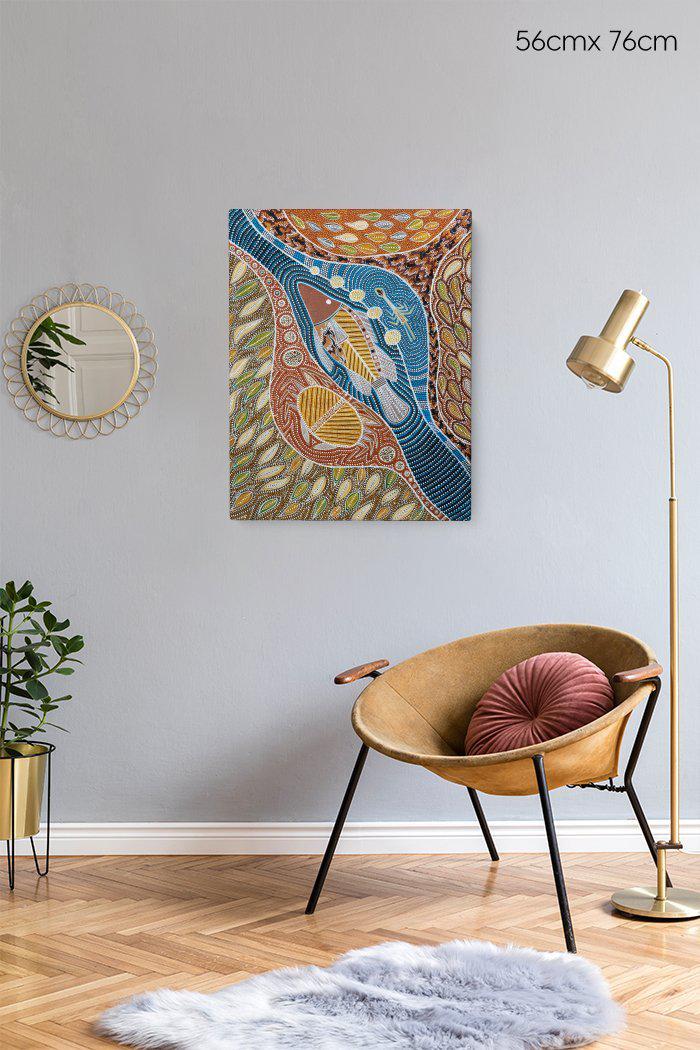 Barramundi Canvas Print-Homewares-Yarn Marketplace