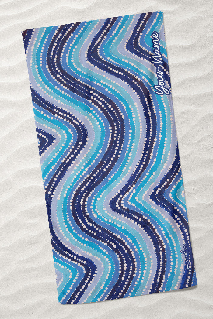 Water Dreaming Beach Towel