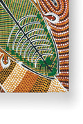 Bunya Songlines Canvas Print-Homewares-Yarn Marketplace